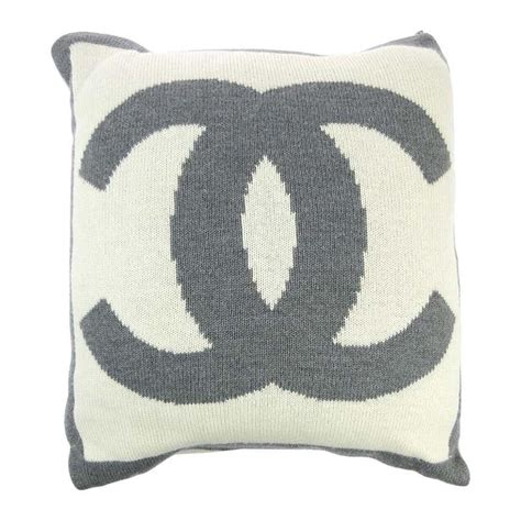 chanel cashmere pillow|chanel pillows for bed.